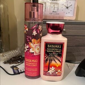 Bath & Body Works Bahamas Passionfruit & Banana Flower Duo